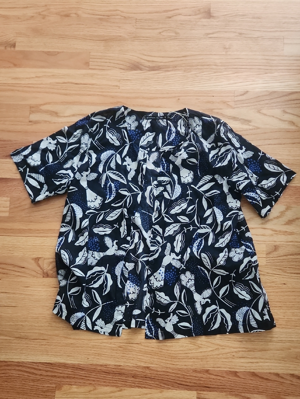 Gudrun Sjoden Printed Cotton Blouse